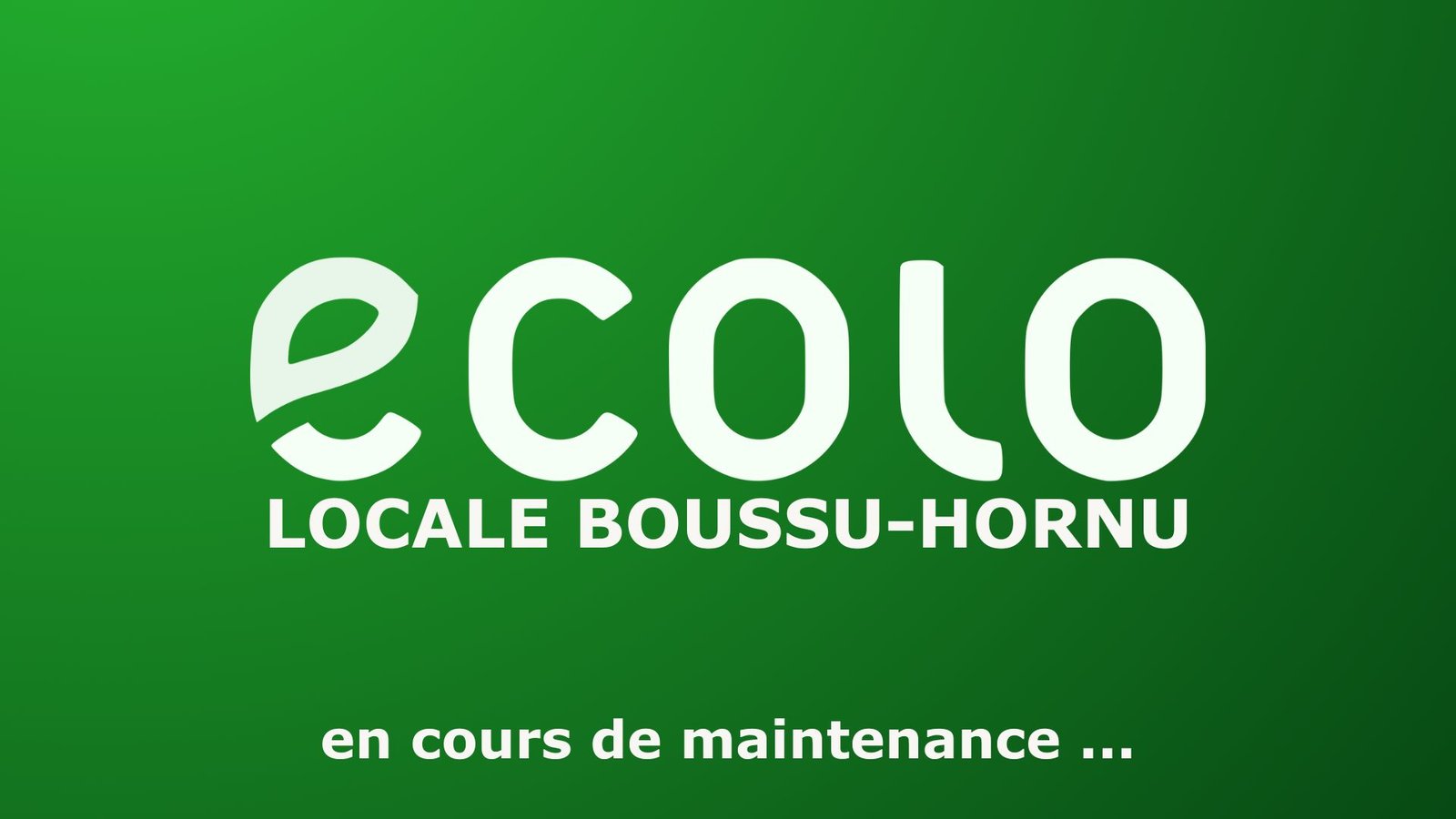 Maintenance en cours - Desktop